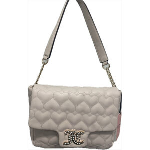 Juicy Couture NWT cream shoulder Bag brighter then diamond gold tone hardware